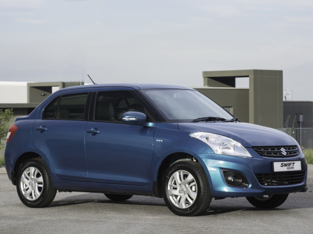 Обои картинки фото автомобили, suzuki, синий, 2014, swift, za-spec, dzire