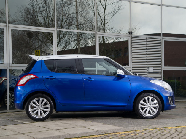 Обои картинки фото автомобили, suzuki, синий, 3-door, sz-l, swift