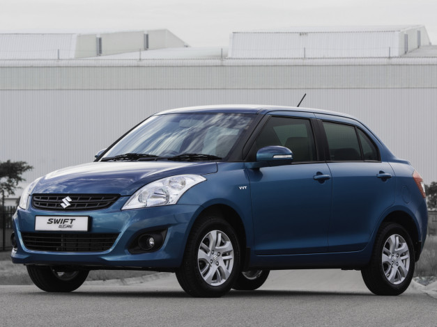 Обои картинки фото автомобили, suzuki, синий, za-spec, 2014, dzire, swift