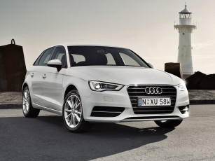 обоя автомобили, audi, a3, sportback, 1-4t, au-spec, 8v, светлый
