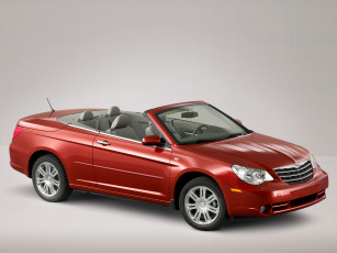 Картинка автомобили chrysler sebring convertible eu-spec js красный