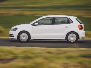 Картинка автомобили volkswagen polo tsi 5-door au-spec typ 6r 2014г светлый