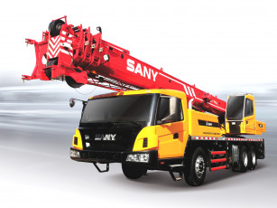 обоя техника, краны, stc250, sany