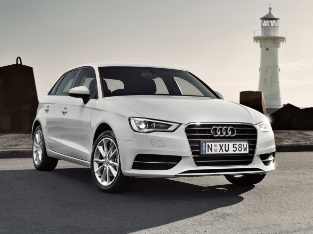 Обои картинки фото автомобили, audi, a3, sportback, 1-4t, au-spec, 8v, светлый