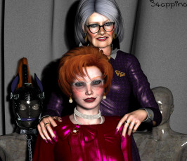 Картинка 3д+графика люди+ people девушка взгляд фон