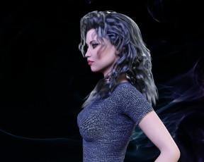 Картинка 3д+графика люди+ people фон взгляд девушка