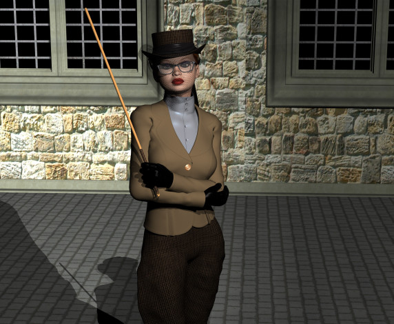 Обои картинки фото 3д графика, люди , people, фон, взгляд, девушка