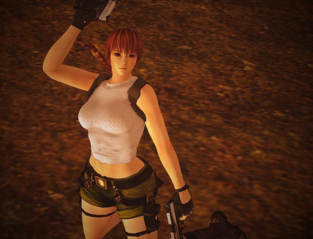 Обои картинки фото 3д графика, аниме , anime, девушка, оружие, фон, взгляд