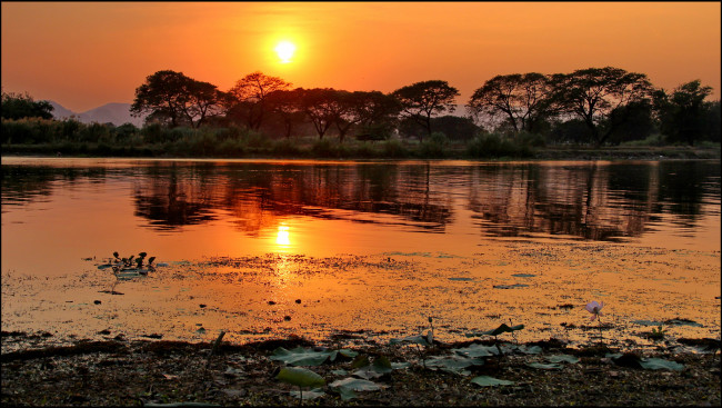 Обои картинки фото природа, восходы, закаты, рассвет