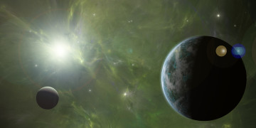 Картинка космос земля звезды галактика планеты вселенная