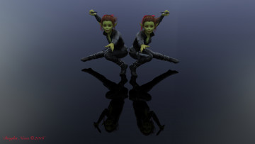 Картинка 3д+графика эльфы+ elves фон взгляд эльфийки