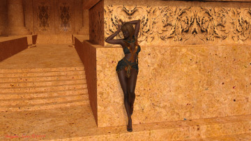 Картинка 3д+графика фантазия+ fantasy взгляд фон девушка