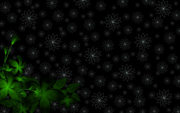 Картинка векторная+графика графика+ graphics листья