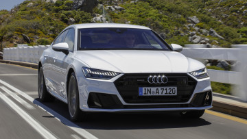 Картинка audi+a7+sportback+2019 автомобили audi белый 2019 sportback a7