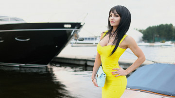 Картинка девушки -unsort+ брюнетки темноволосые красивая девушка