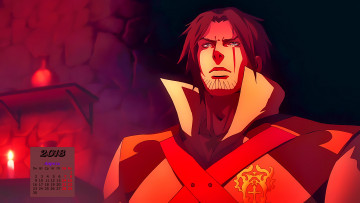 Картинка календари аниме взгляд 2018 мужчина