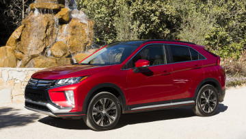 обоя mitsubishi eclipse cross 2018, автомобили, mitsubishi, красный, 2018, cross, eclipse