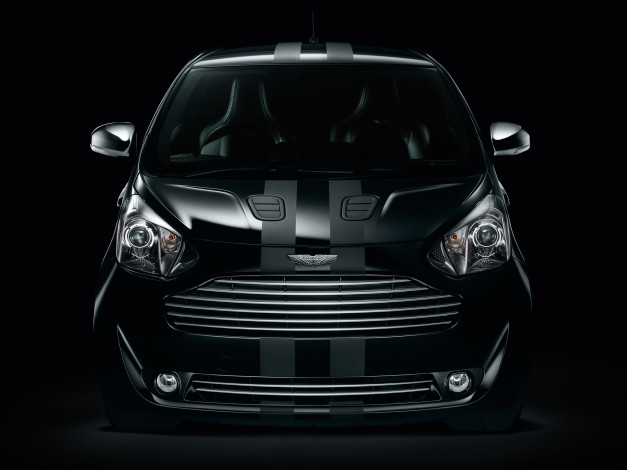 Обои картинки фото aston martin cygnet black edition 2011, автомобили, aston martin, aston, martin, 2011, edition, black, cygnet