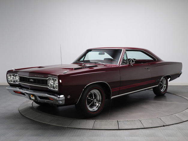 Обои картинки фото plymouth gtx 426 hemi 1968, автомобили, plymouth, 1968, hemi, 426, gtx