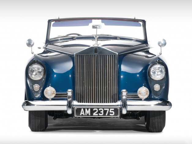 Обои картинки фото rolls-royce silver cloud drophead coupe by hooper 1958, автомобили, rolls-royce, 1958, hooper, coupe, cloud, drophead, silver