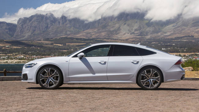 Обои картинки фото audi a7 sportback 2019, автомобили, audi, белый, sportback, 2019, a7
