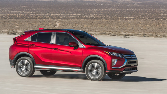 Обои картинки фото mitsubishi eclipse cross 2018, автомобили, mitsubishi, красный, 2018, cross, eclipse