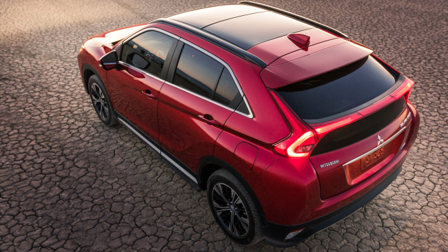Обои картинки фото mitsubishi eclipse cross 2018, автомобили, mitsubishi, 2018, красный, eclipse, cross