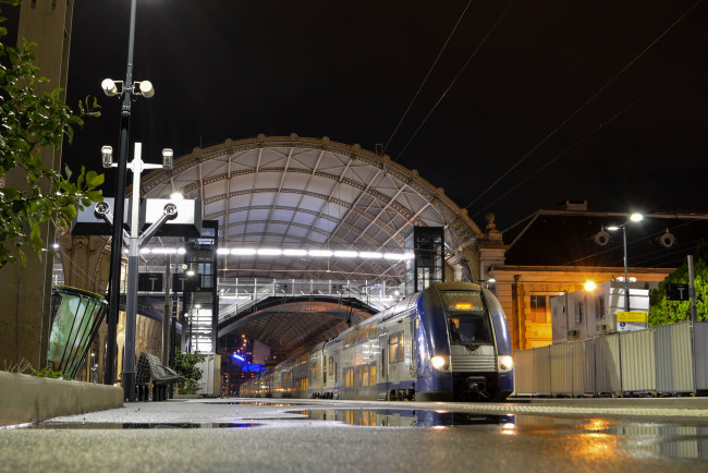 Обои картинки фото техника, электровозы, состав, локомотив