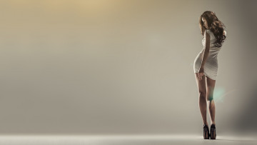 Картинка девушки -unsort+ азиатки yoo ha na каблуки платье