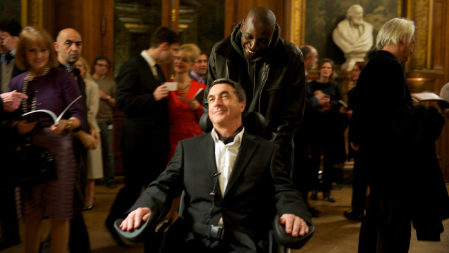 Обои картинки фото кино фильмы, 1 1 intouchables, люди, дрисс, филипп