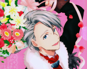 Картинка аниме yuri+on+ice юрий на льду