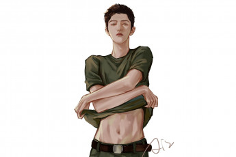 Картинка рисованное люди сяо джань футболка