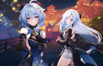 Картинка аниме genshin+impact девушки