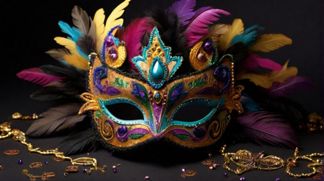 Обои картинки фото разное, маски,  карнавальные костюмы, перья, маска