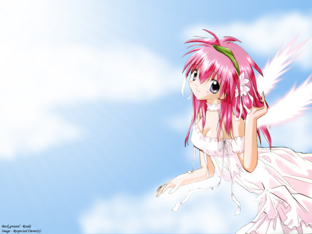 Обои картинки фото аниме, galaxy, angel