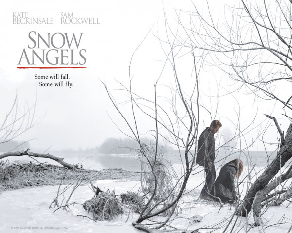 Обои картинки фото snow, angels, кино, фильмы