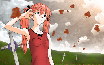 Картинка аниме evangelion