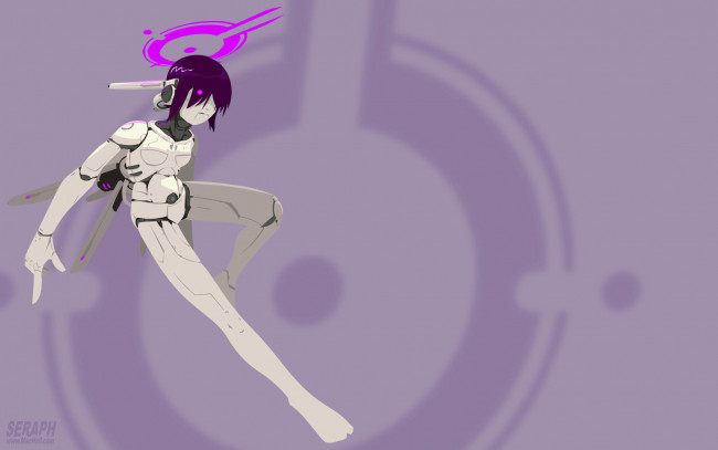 Обои картинки фото аниме, weapon, blood, technology