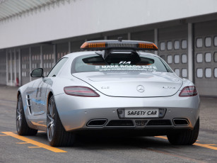 Картинка автомобили mercedes benz sls amg f1 safety car gullwing doors