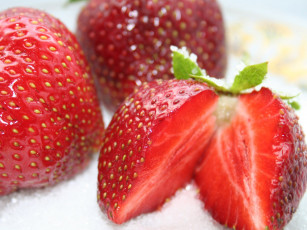 Картинка еда клубника земляника