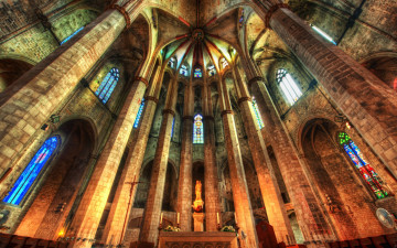 Картинка интерьер убранство роспись храма