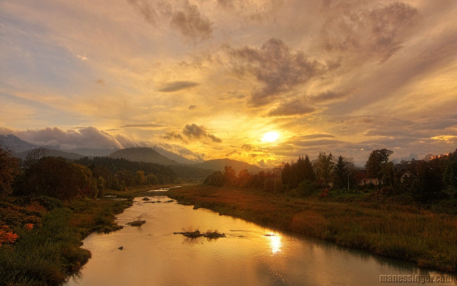 Обои картинки фото природа, восходы, закаты