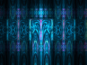 Картинка 3д графика fractal фракталы узор цвета