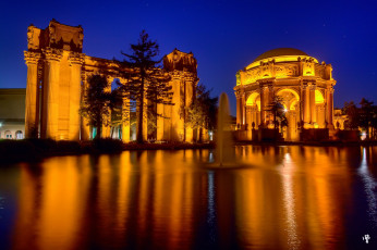 обоя города, сан, франциско, сша, свет