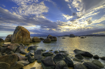 Картинка природа побережье камни