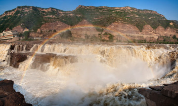 Картинка природа водопады радуга