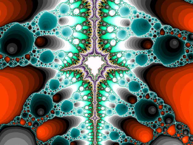 Обои картинки фото 3д, графика, fractal, фракталы, узор, цвета