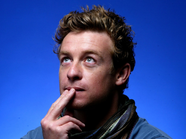 Обои картинки фото мужчины, simon, baker, актер