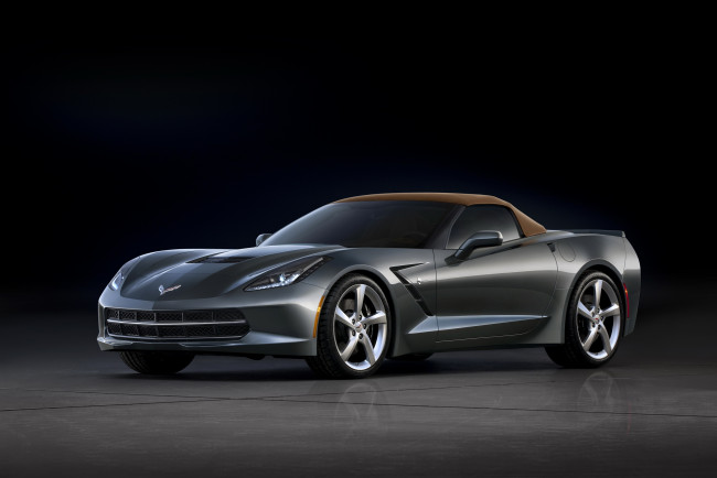 Обои картинки фото 2013, chevrolet, corvette, c7, stingray, автомобили