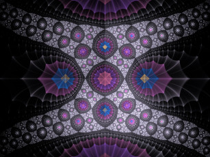 Картинка 3д+графика fractal+ фракталы фон цвета узор